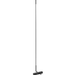 Moderne design vloerlamp zwart inclusief dimbaar LED