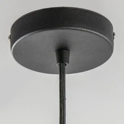 Moderne draad hanglamp mat zwart 50 cm