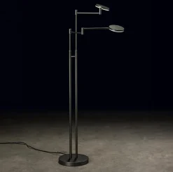 Moderne dubbele LED leeslamp antraciet