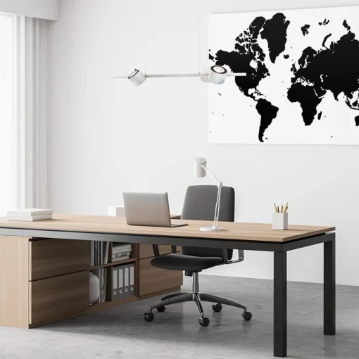 Moderne hanglamp wit met verstelbare LED spots