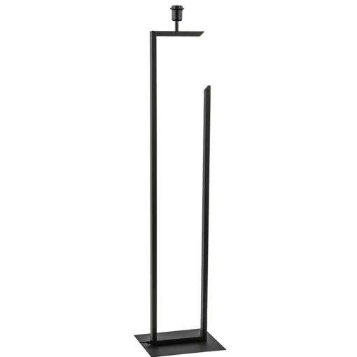 Moderne lampvoet/vloerlamp zwart excl. kap