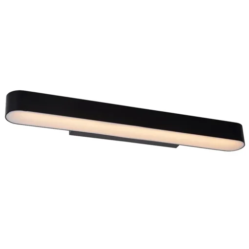 Moderne LED badkamer wandlamp zwart 60 cm