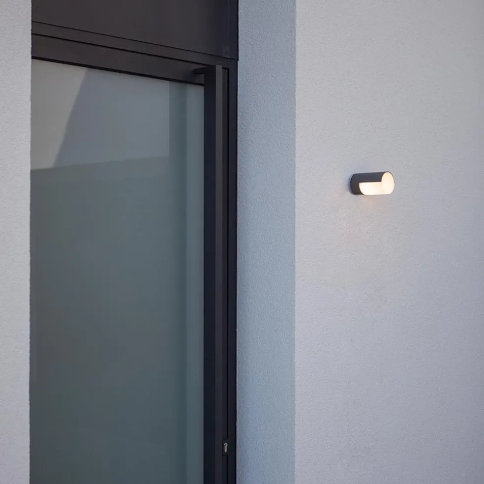 Moderne LED buitenlamp cilinder draaibaar IP54