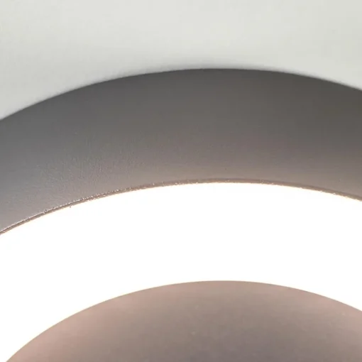 Moderne LED buitenlamp plafond/wand antraciet