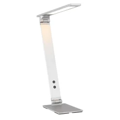 Moderne LED bureaulamp geborsteld staal verstelbaar