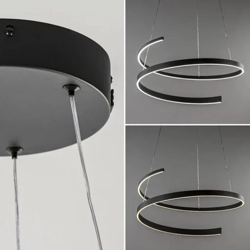 Moderne LED hanglamp rond met dim to warm functie