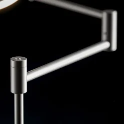 Moderne LED leeslamp vloerlamp antraciet