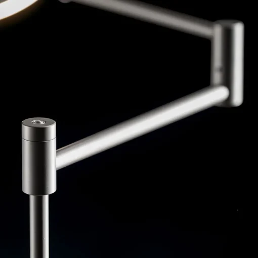 Moderne LED leeslamp vloerlamp antraciet