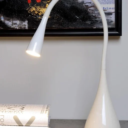 Moderne LED leeslamp wit verstelbaar
