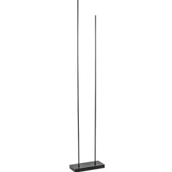 Moderne LED vloerlamp dimbaar mat zwart