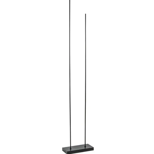 Moderne LED vloerlamp dimbaar mat zwart