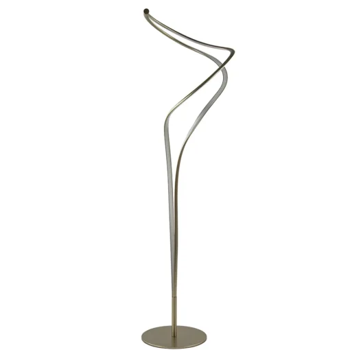 Moderne LED vloerlamp goud dimbaar