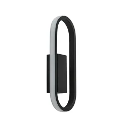 Moderne LED wandlamp zwart