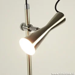 Moderne leeslamp staal LED dimbaar