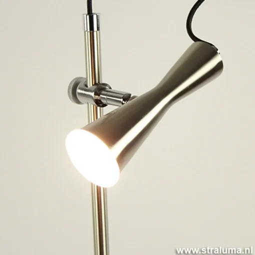 Moderne leeslamp staal LED dimbaar