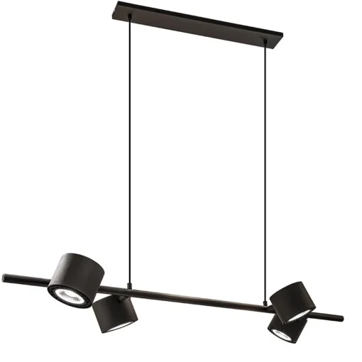 Moderne 4-lichts hanglamp inclusief verstelbare LED spots
