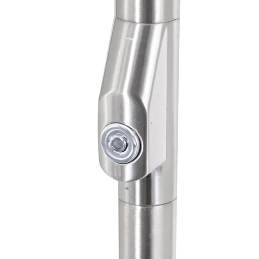 Moderne 3-lichts LED vloerlamp geborsteld staal