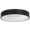 Moderne plafondlamp zwart met geïntegreerd LED