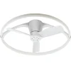 Moderne plafondventilator wit inclusief LED en remote