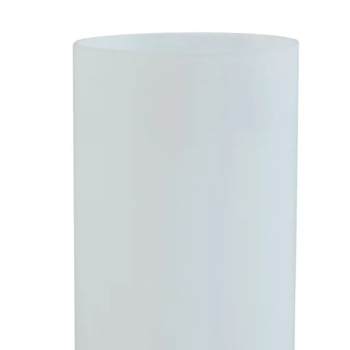 Moderne tafellamp Oblica zuil nikkel