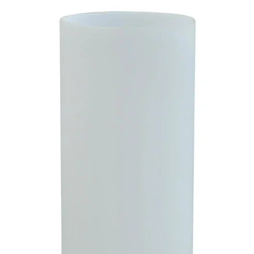 Moderne tafellamp Oblica zuil nikkel