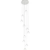 Moderne videlamp chroom met helder glas incl LED