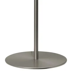 Moderne vloerlamp Calabro nikkel glas