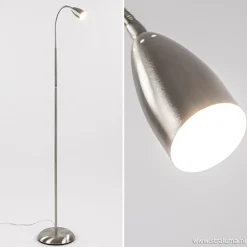 Moderne vloer/leeslamp met touchdimmer
