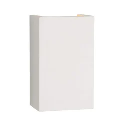 Moderne wandlamp hoogwaardig gips rechthoek