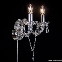 Mooie wandlamp Maria Theresa 2-lichts