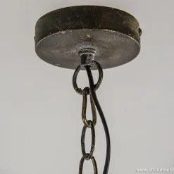 Oosterse hanglamp Emine goud/bruin