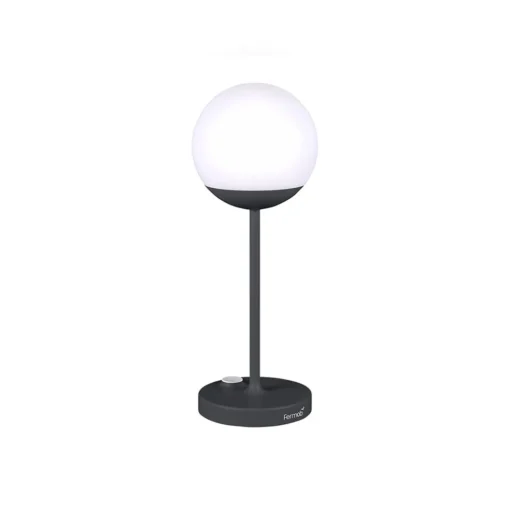 Oplaadbare buitenlamp tafel antraciet IP44