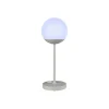 Oplaadbare buitenlamp tafel grijs IP44