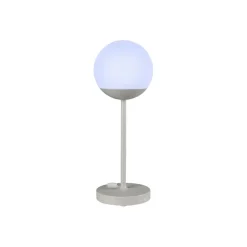 Oplaadbare buitenlamp tafel grijs IP44
