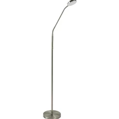 Oplaadbare LED leeslamp nikkel dimbaar