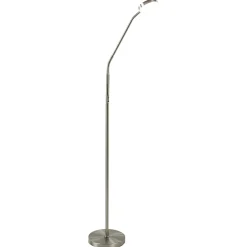Oplaadbare LED leeslamp nikkel dimbaar