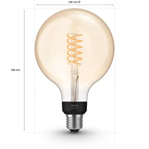 Philips Hue 7w e27 globe gold 125mm 2100k