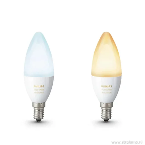 Philips Hue 4w e14 kaars 2-pack white ambiance