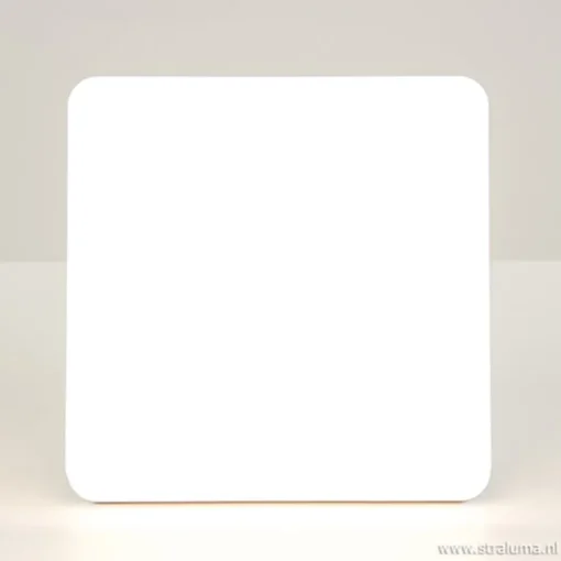 Plafondlamp Basic Square 26cm wit