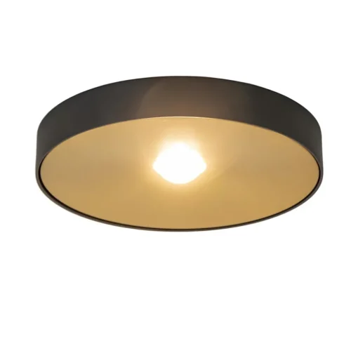 Plafondlamp Bright 26 zwart/matgoud