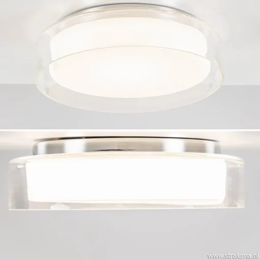 Plafondlamp Clear helder IP44 3-step dim