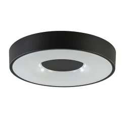 Plafondlamp Coin 38 zwart + remote CCT