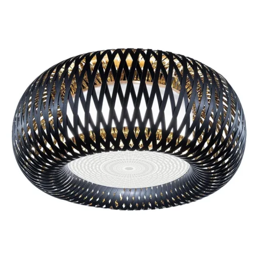 Plafondlamp Kalatos zwart/goud