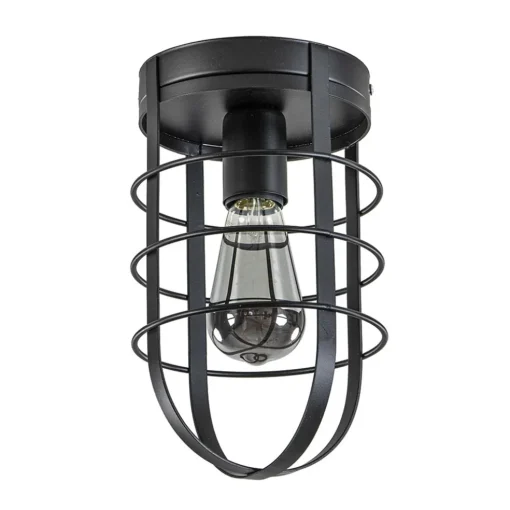 Plafondlamp kooi zwart