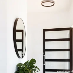 Plafondlamp Led Cirkel zwart/wit