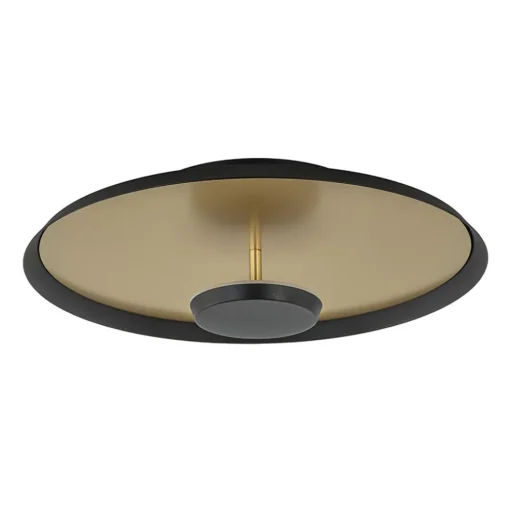 Plafondlamp Oro 35cm zwart/matgoud