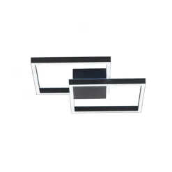 Plafondlamp Q-Marko smart vierk.zwart rgb/cct