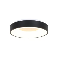 Plafondlamp Ringlede zwart