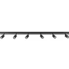 Plafondspot Bounce 6L 160cm zwart