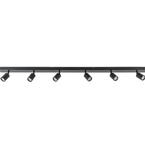 Plafondspot Bounce 6L 160cm zwart